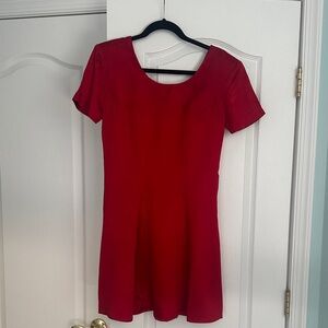Elegant Red Mini Dress